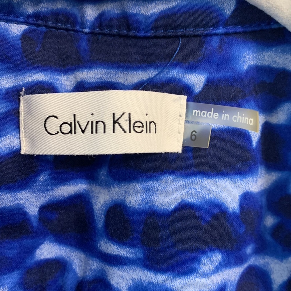 Calvin Klein Tie Dye / Abstract pattern‎ mini dress size 6 - Picture 2 of 4